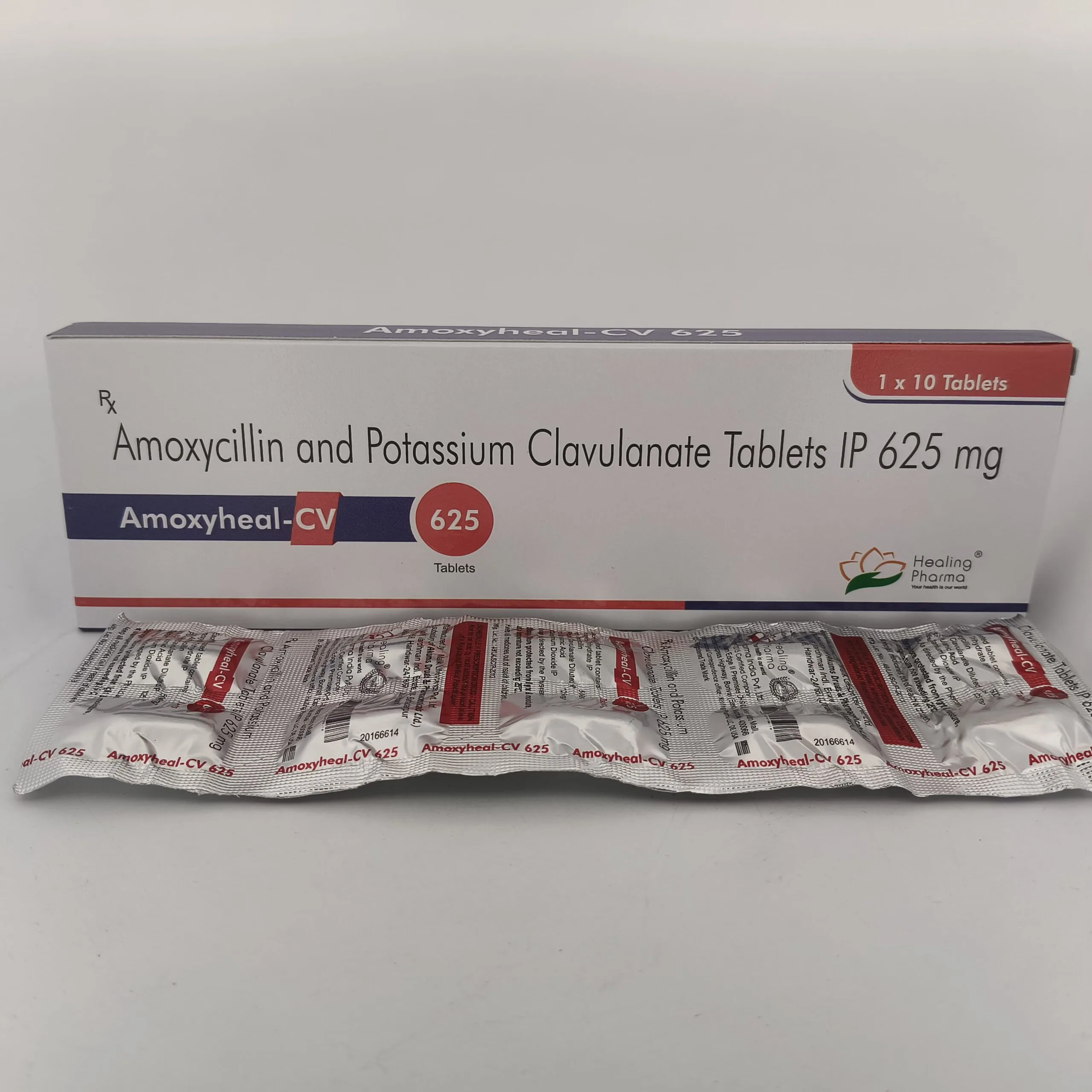 AMOXYHEAL CV 625 MG – 10 TABLETS - Image 2