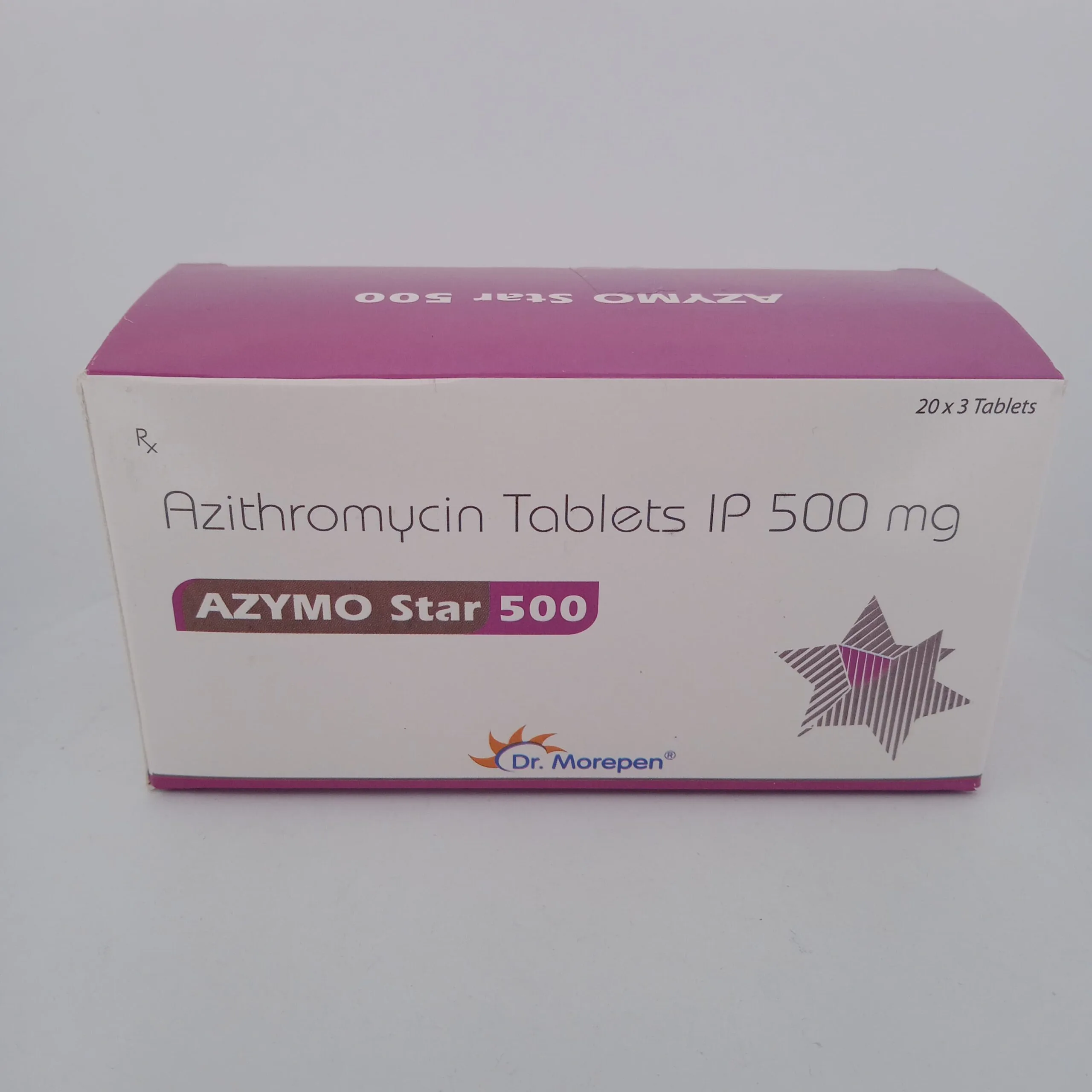 AZYMO STAR 500 MG - 3 TABLETS
