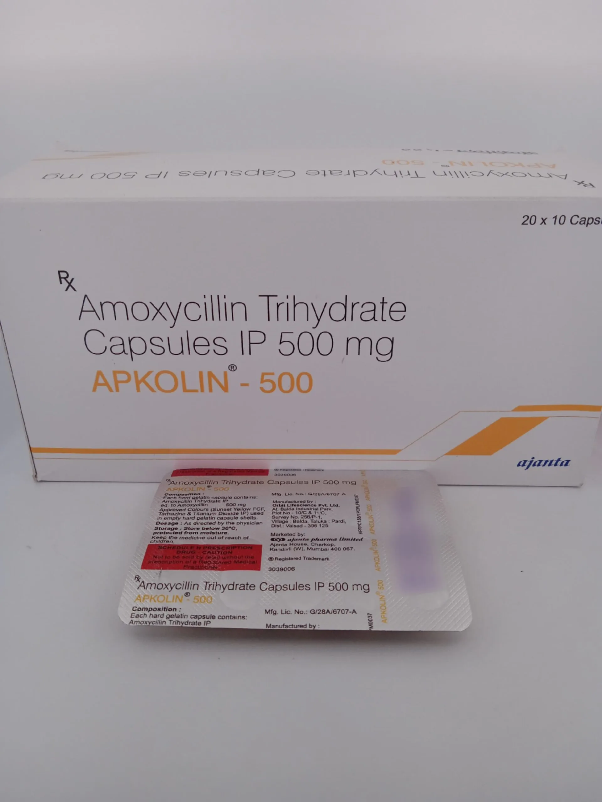 APKOLIN 500 MG - 10 CAPSULES - Image 3