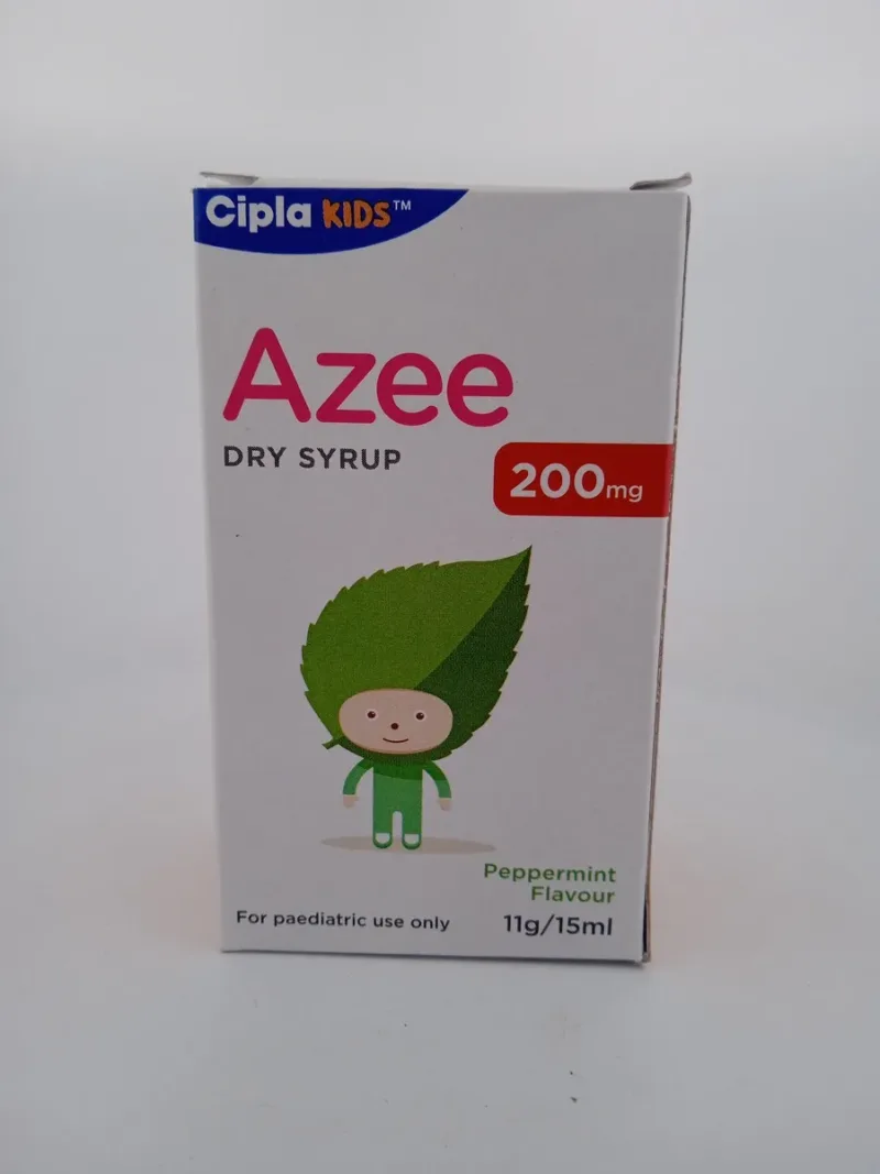 AZEE DRY SYRUP PEPPERMINT FLAVOUR 200 MG - 1 BOTTLE OF 11g/15ML ...