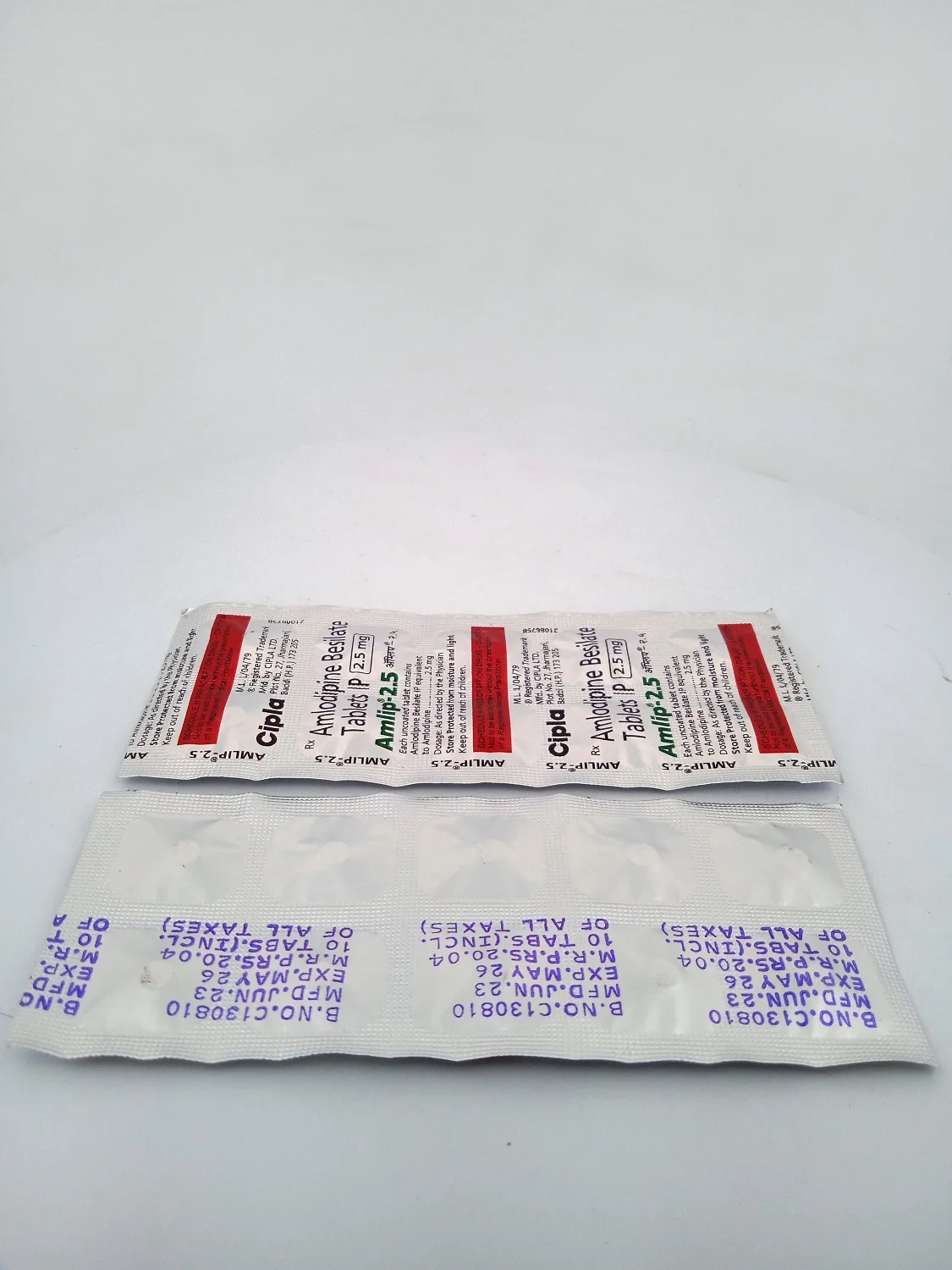 AMLIP 2.5 MG - 10 TABLETS - Image 2