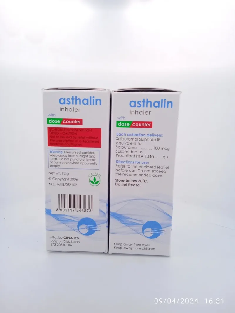 ASTHALIN 100MCG INHALER - 200 METERED DOSE - Generic Pacific Pharmacy ...