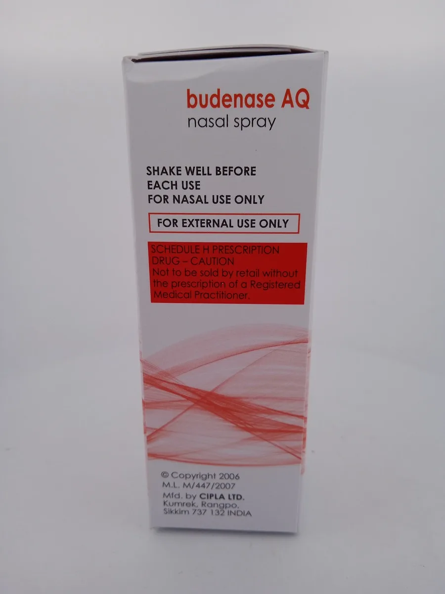 BUDENASE AQ 100 MCG - 1 NASAL SPRAY OF 7.5ML - Image 2