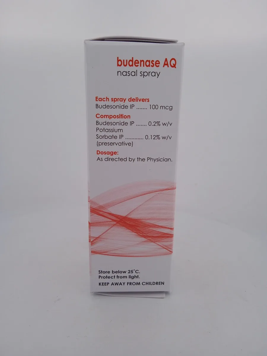 BUDENASE AQ 100 MCG - 1 NASAL SPRAY OF 7.5ML - Image 3