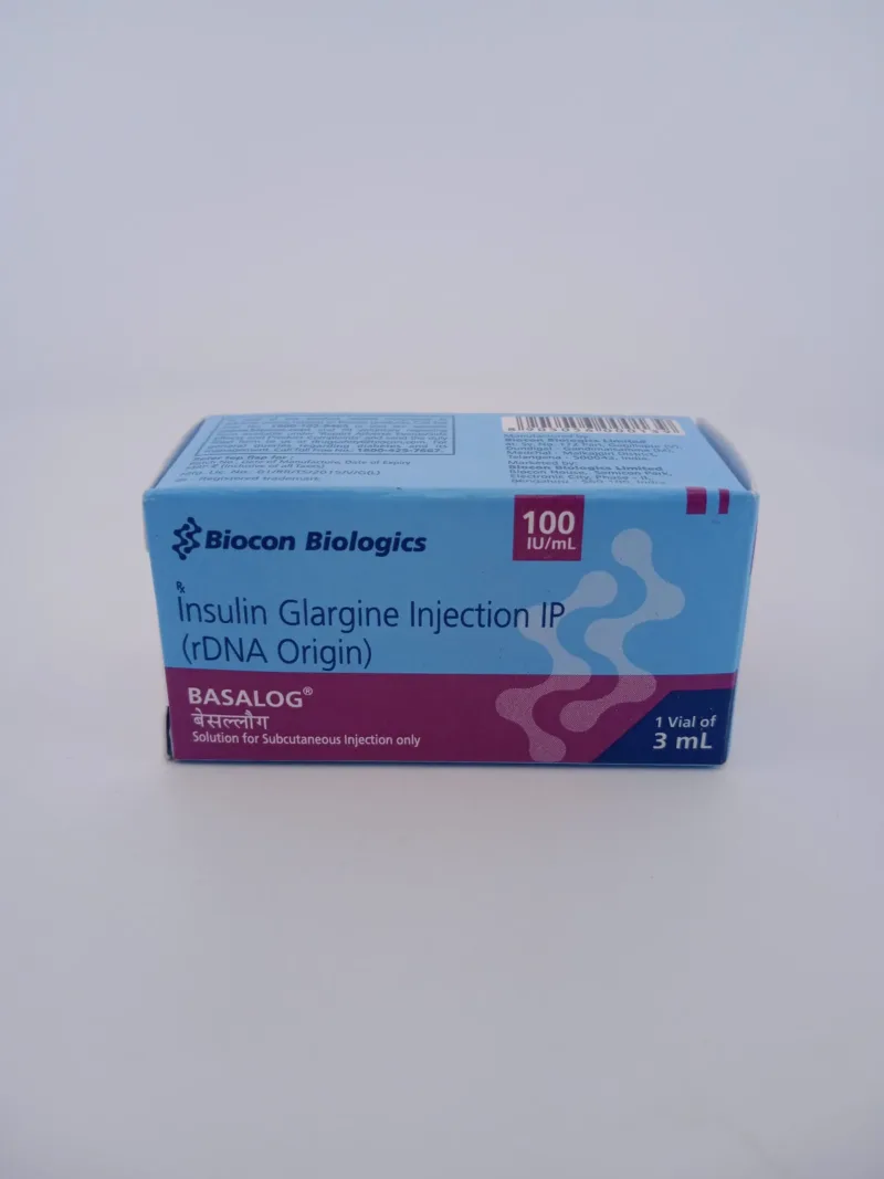 BASALOG INSULIN VIAL 100IU/ML - 1 VIAL OF 3ML - Generic Pacific ...