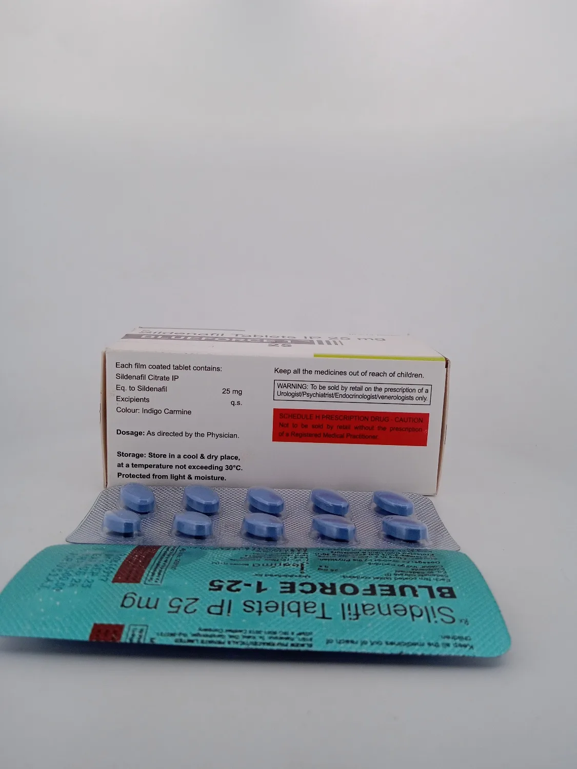 BLUEFORCE 25 MG - 10 TABLETS - Image 4