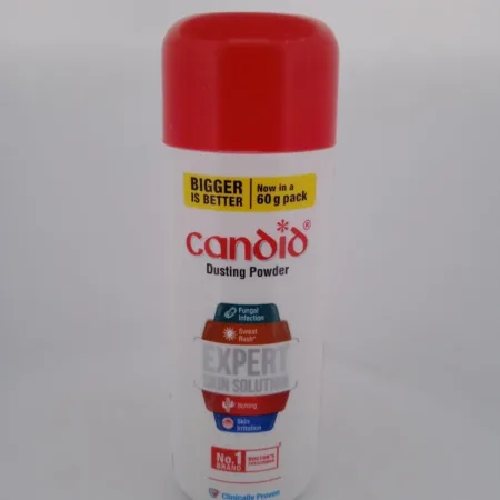 CANDID DUSTING POWDER - 1 BOTTLE OF 60g