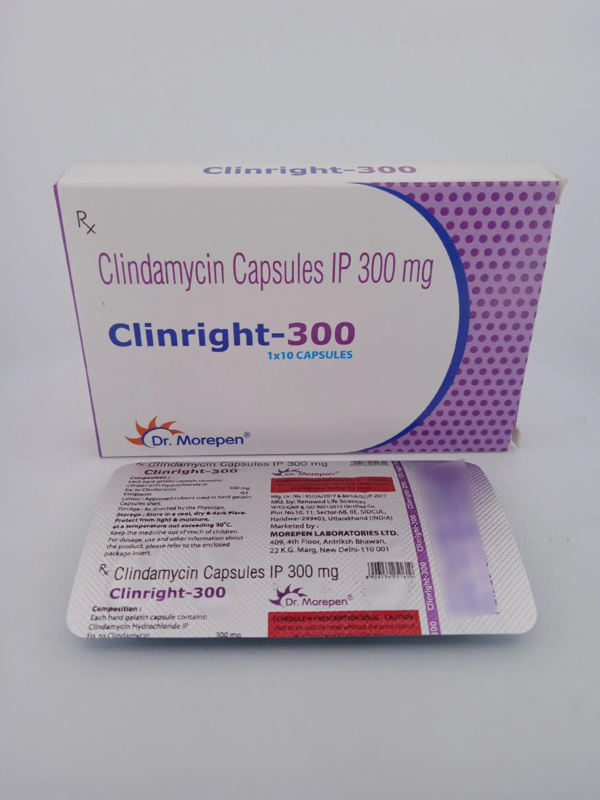 CLINRIGHT 300 MG - 10 CAPSULES - Image 2
