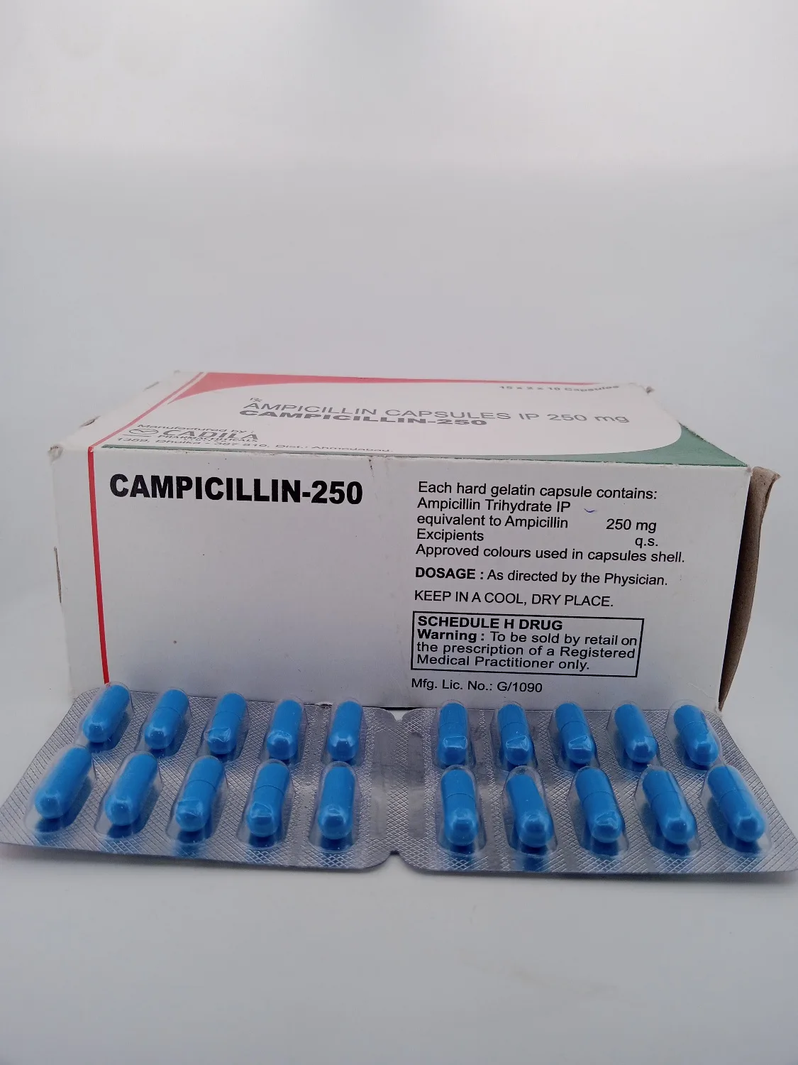 CAMPICILLIN 250 MG - 10 CAPSULES - Image 4