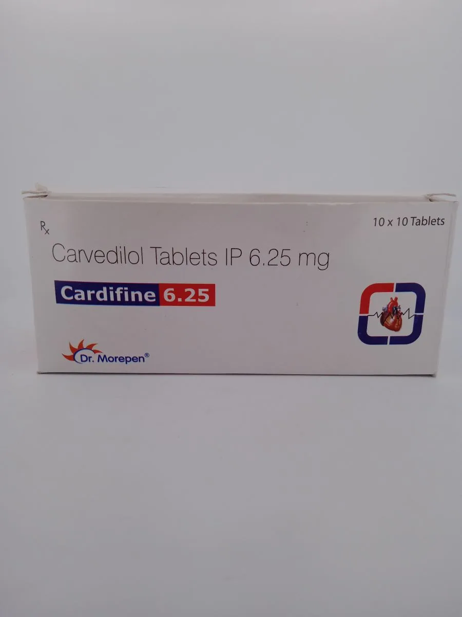 CARDIFINE 6.25MG - 10 TABLET