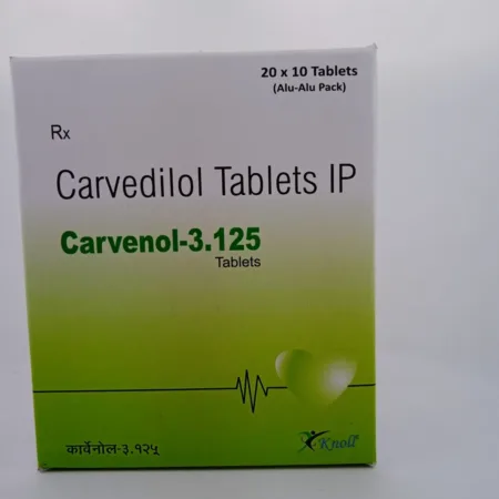 CARVENOL 3.125MG - 10 TABLET