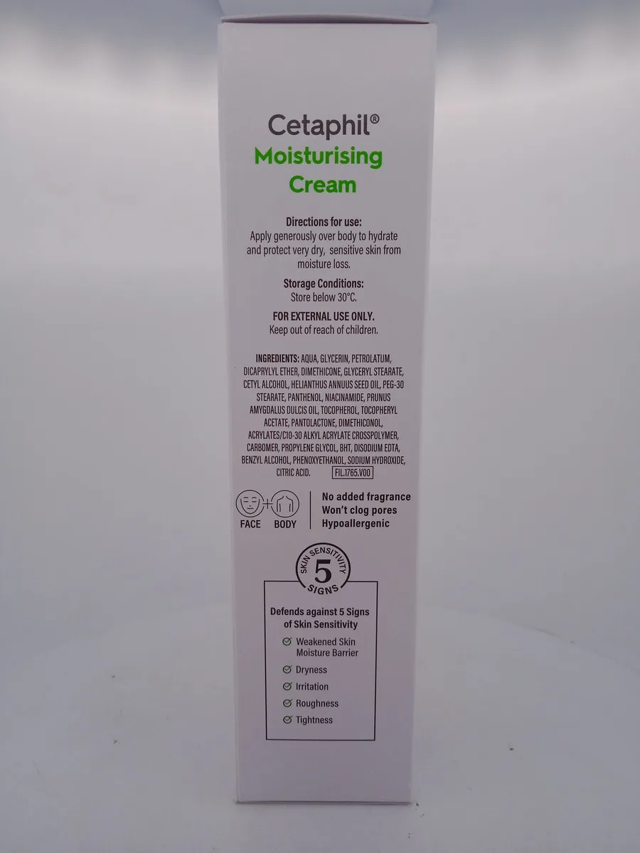 CETAPHIL MOISTURISING CREAM - 1 TUBE OF 80gm - Image 3