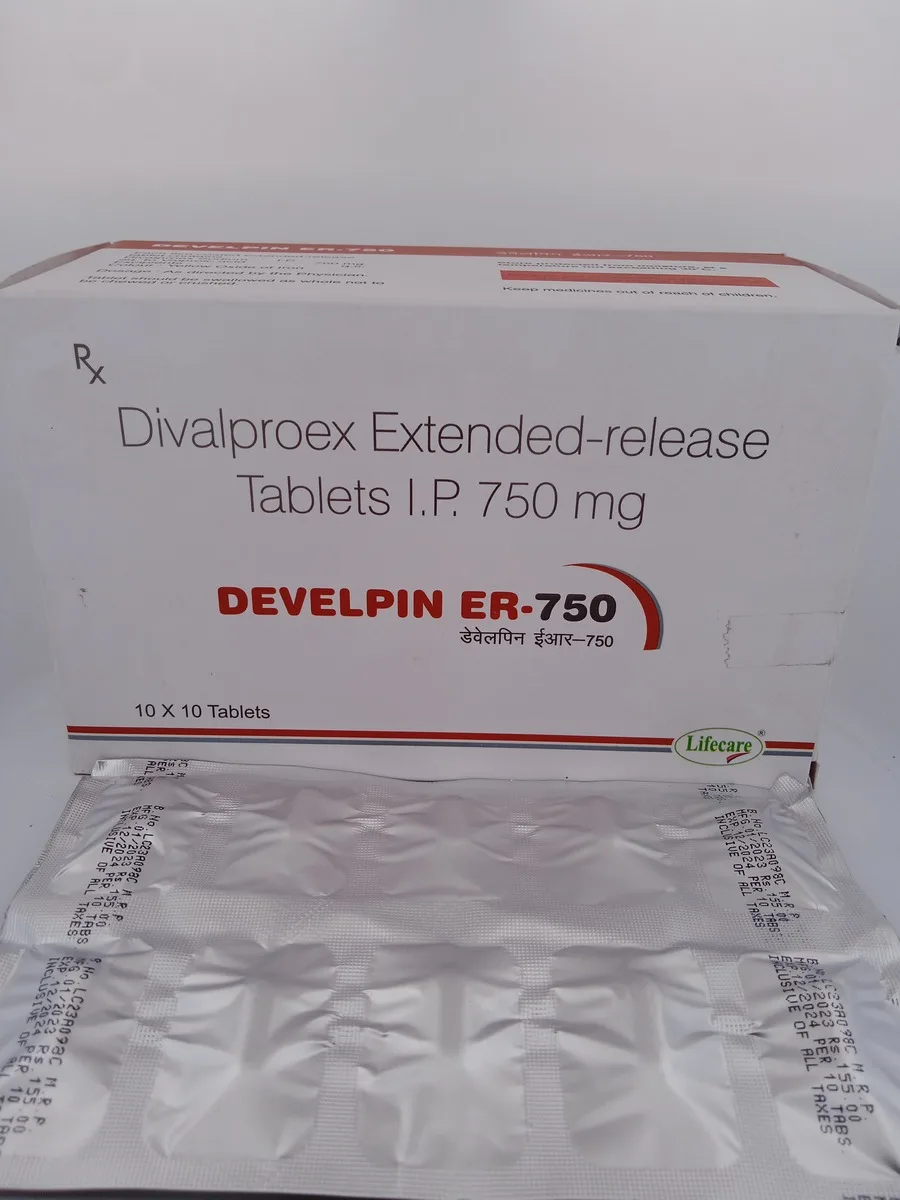 DEVELPIN ER 750 MG - 10 TABLETS - Image 3