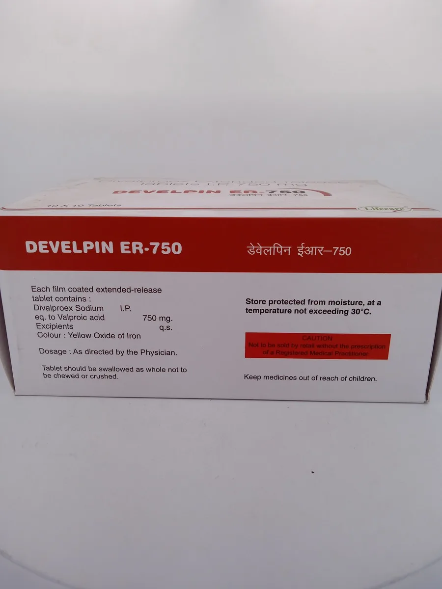 DEVELPIN ER 750 MG - 10 TABLETS - Image 4