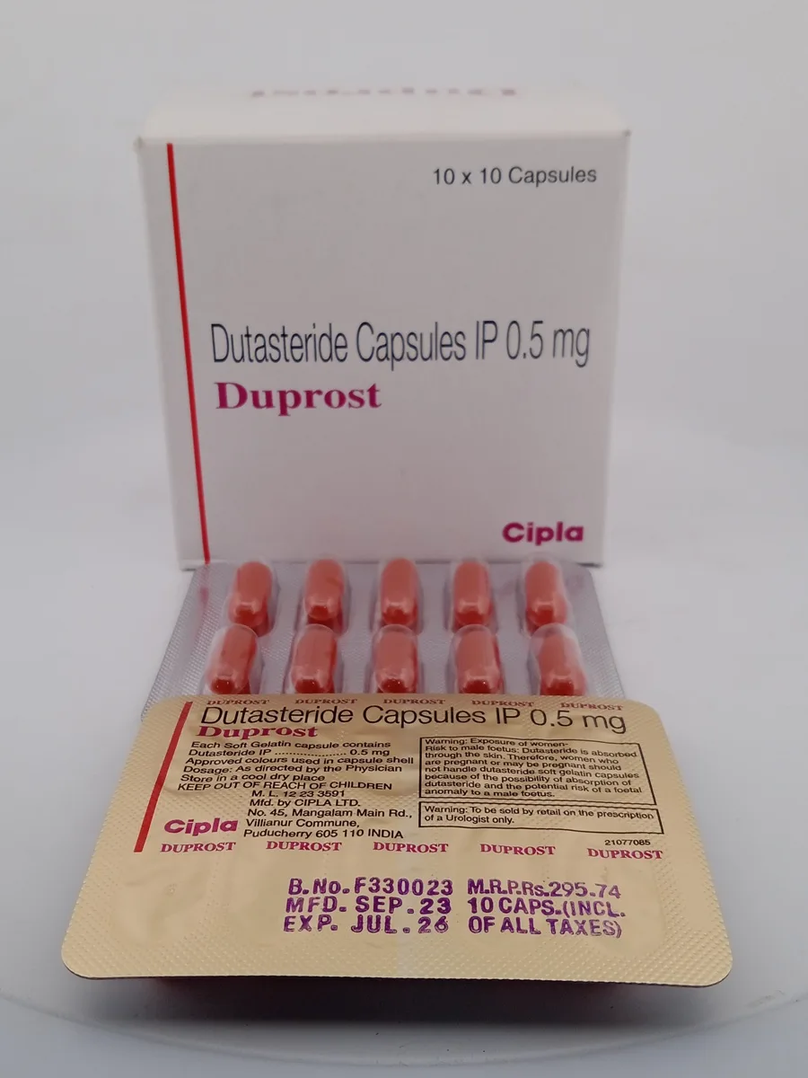 DUPROST 0.5 MG - 10 CAPSULES