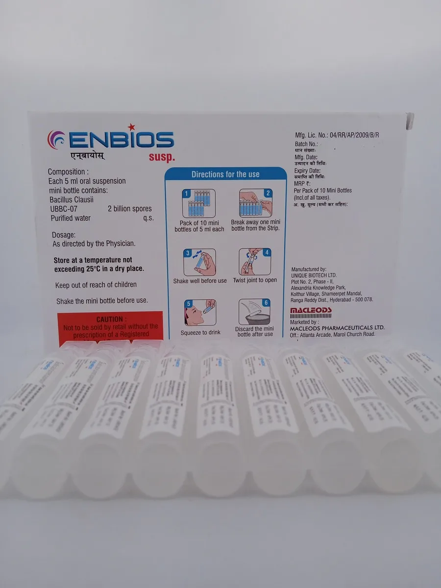 ENBIOS SUSP - 10 BOTTLE OF 5ML - Image 4