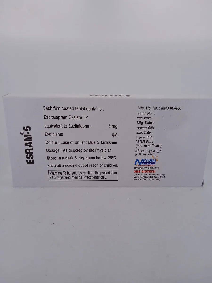 ESRAM 5 MG - 10 TABLETS - Image 4