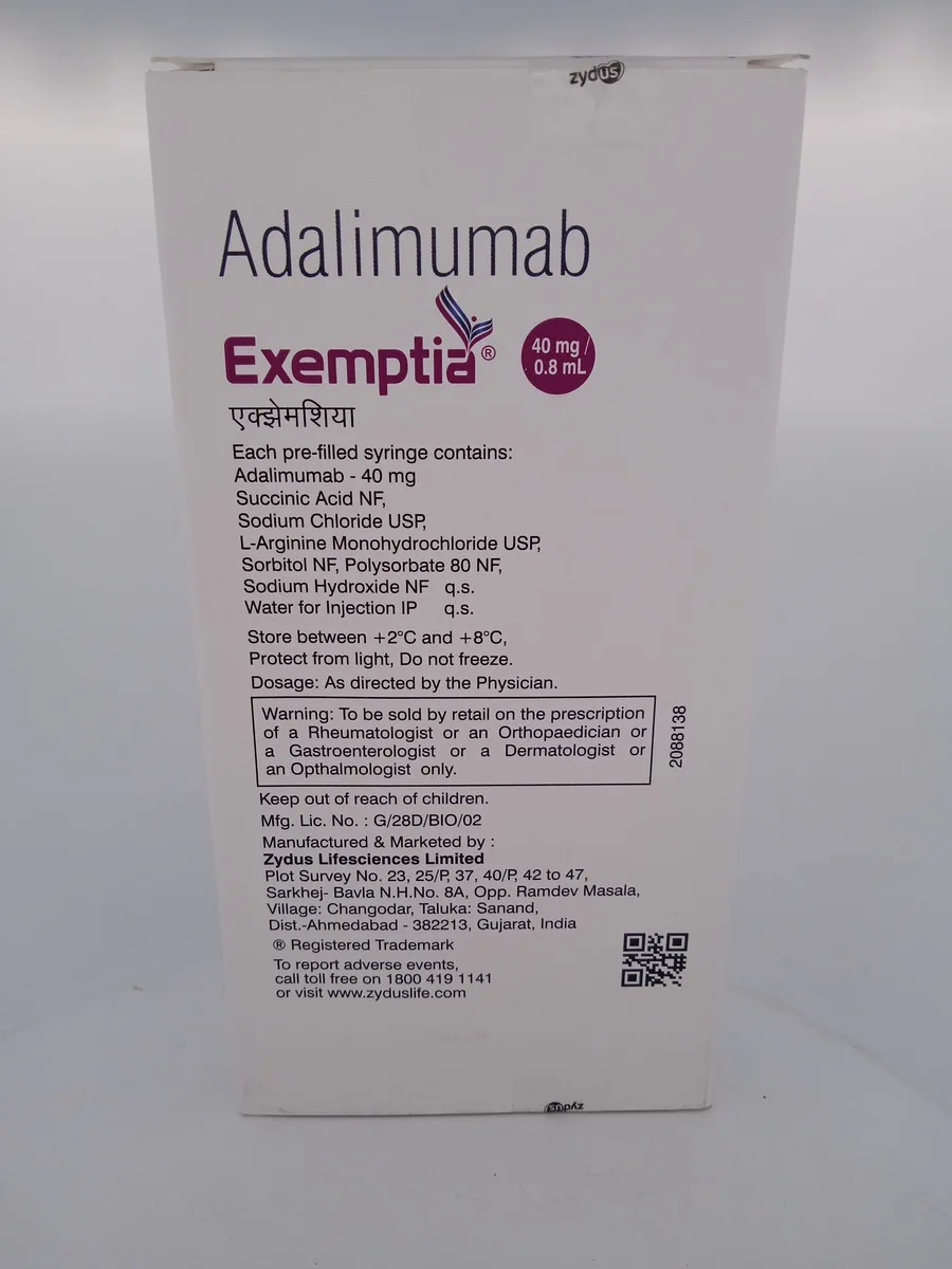 EXEMPTIA 40MG/0.8ML - 1 PRE-FILLED SYRING - Image 4