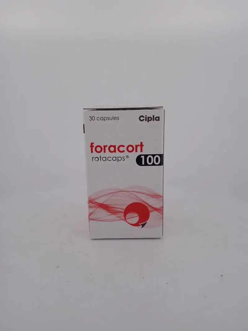 Rotacops Foracort Rotacaps 100 Inhaler for Asthma & COPD Control