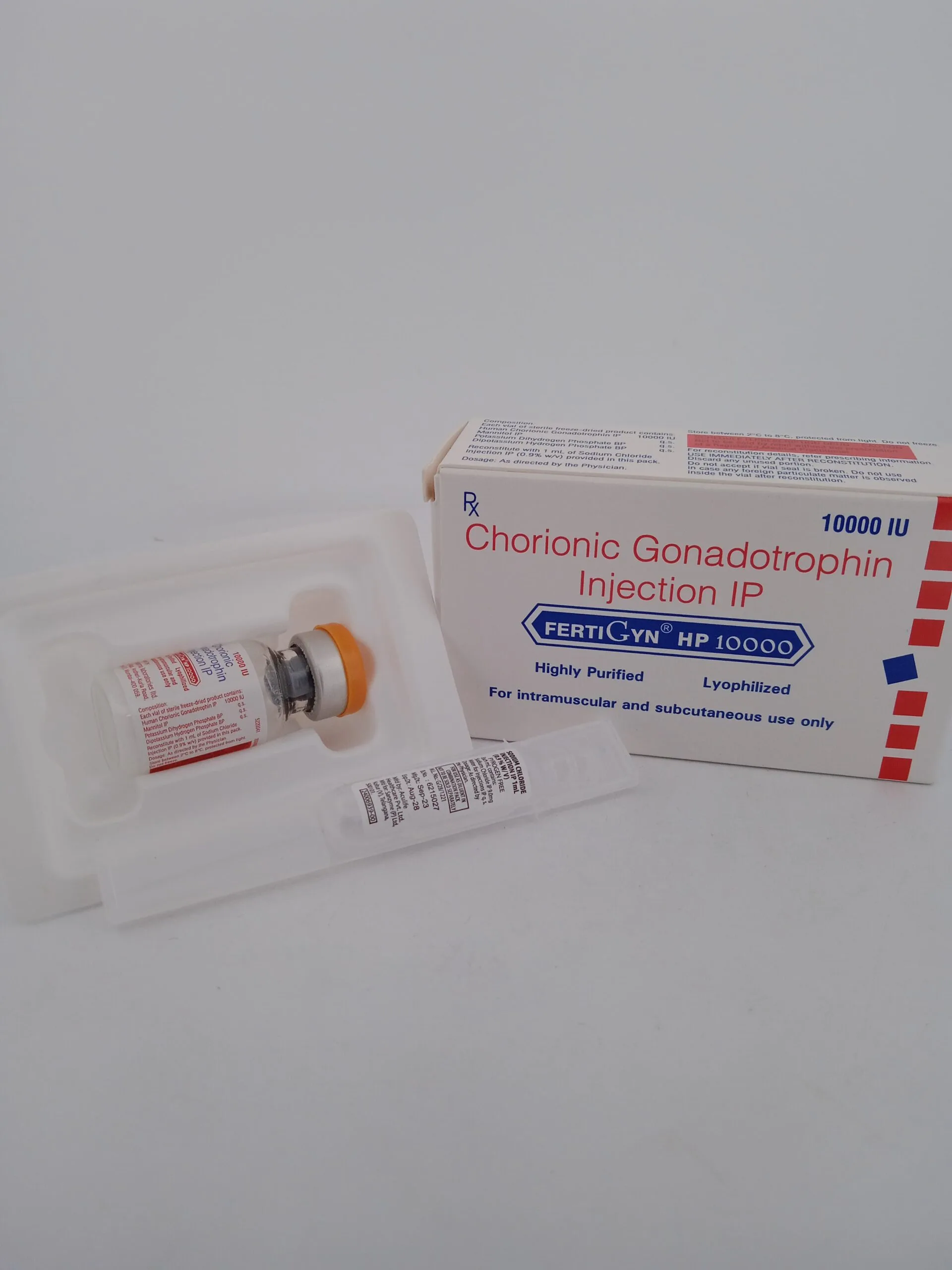 FERTIGYN 10000 IU INJECTION - 1 VIAL HCG - Image 2
