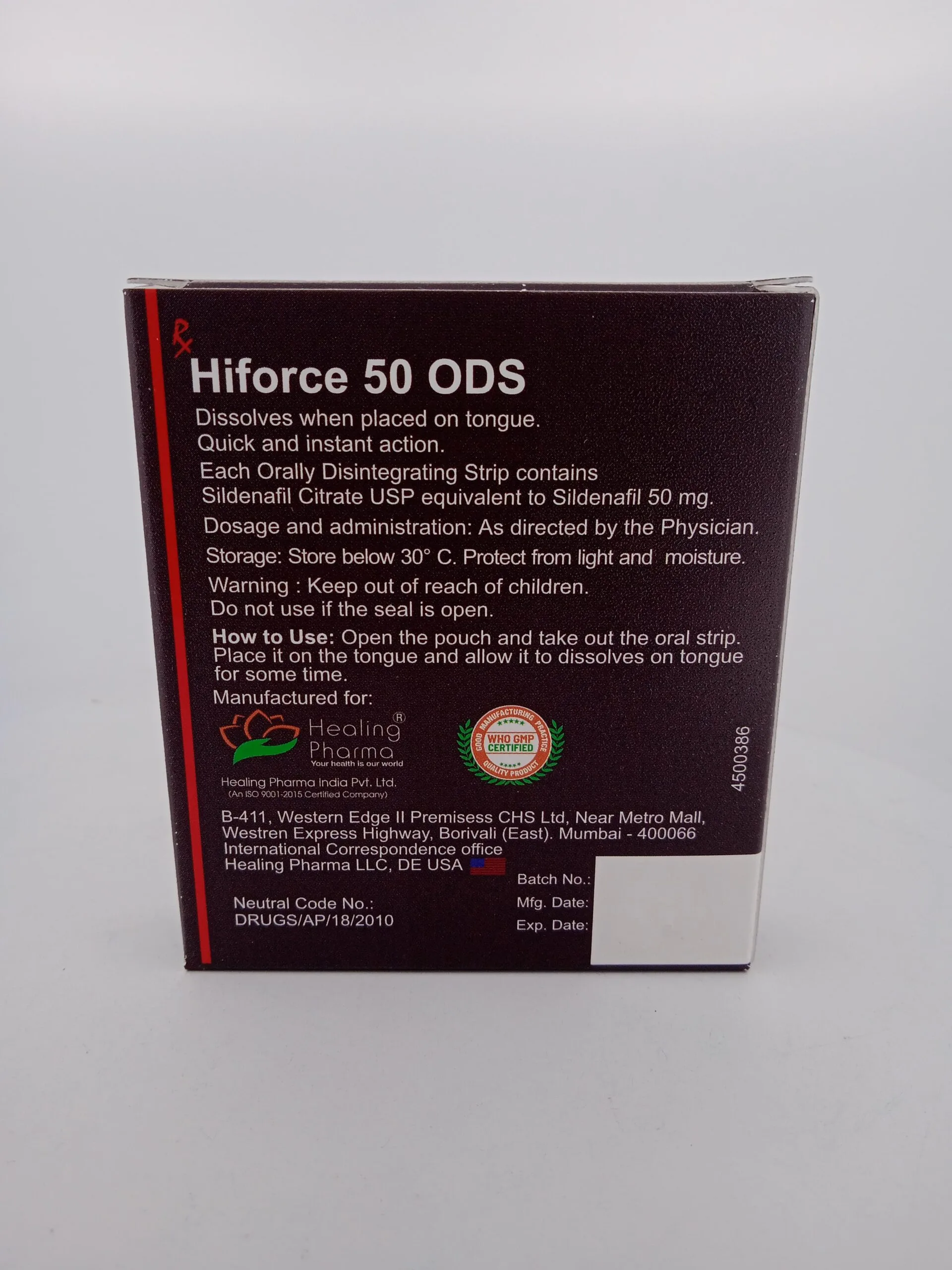 HIFORCE 50 ODS - 10 STRIPS - Image 4