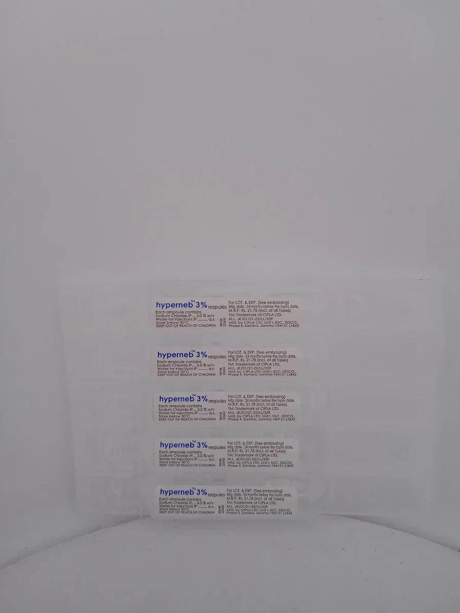 HYPERNEB 3% - 1 RESPULES OF 4ML - Image 2