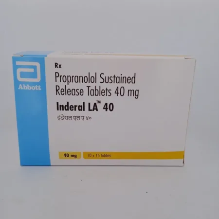 INDERAL LA 40 MG - 15 TABLETS