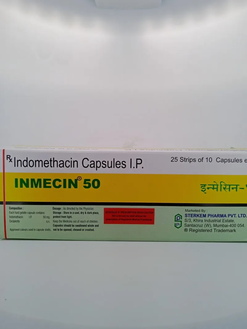 Inmecin R Tablet INMECIN 50 MG - 10 TABLETS - Generic Pacific Pharmacy Experience Relief ...