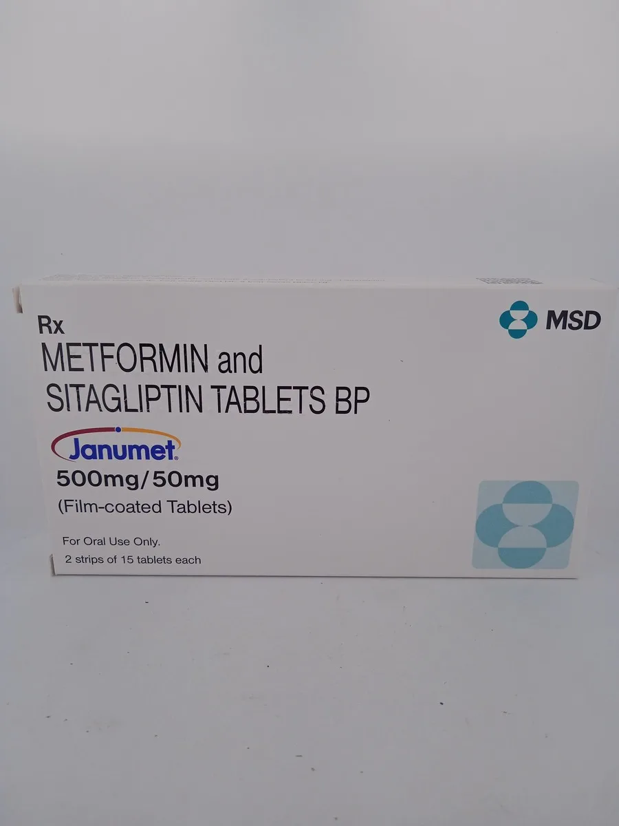 JANUMET 500MG/50MG - 15 TABLETS