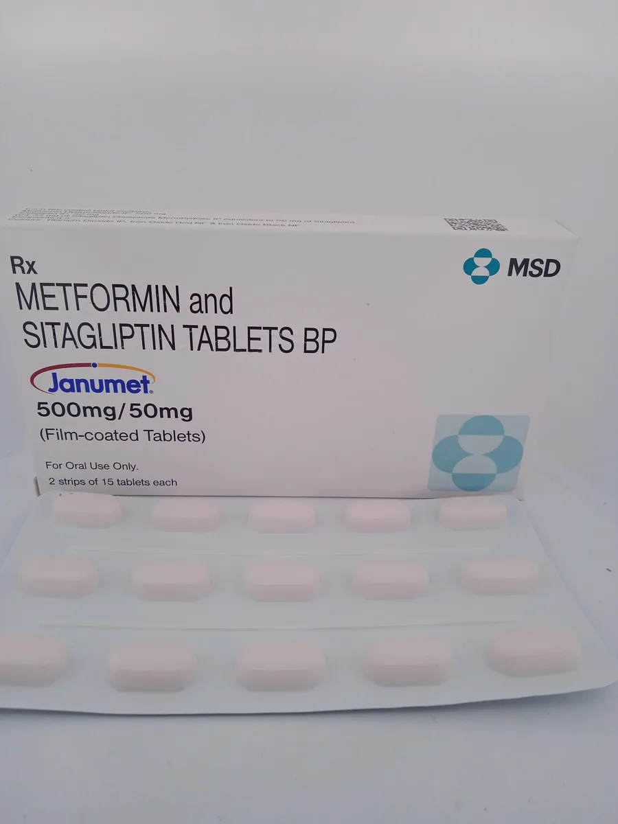 JANUMET 500MG/50MG - 15 TABLETS - Image 2