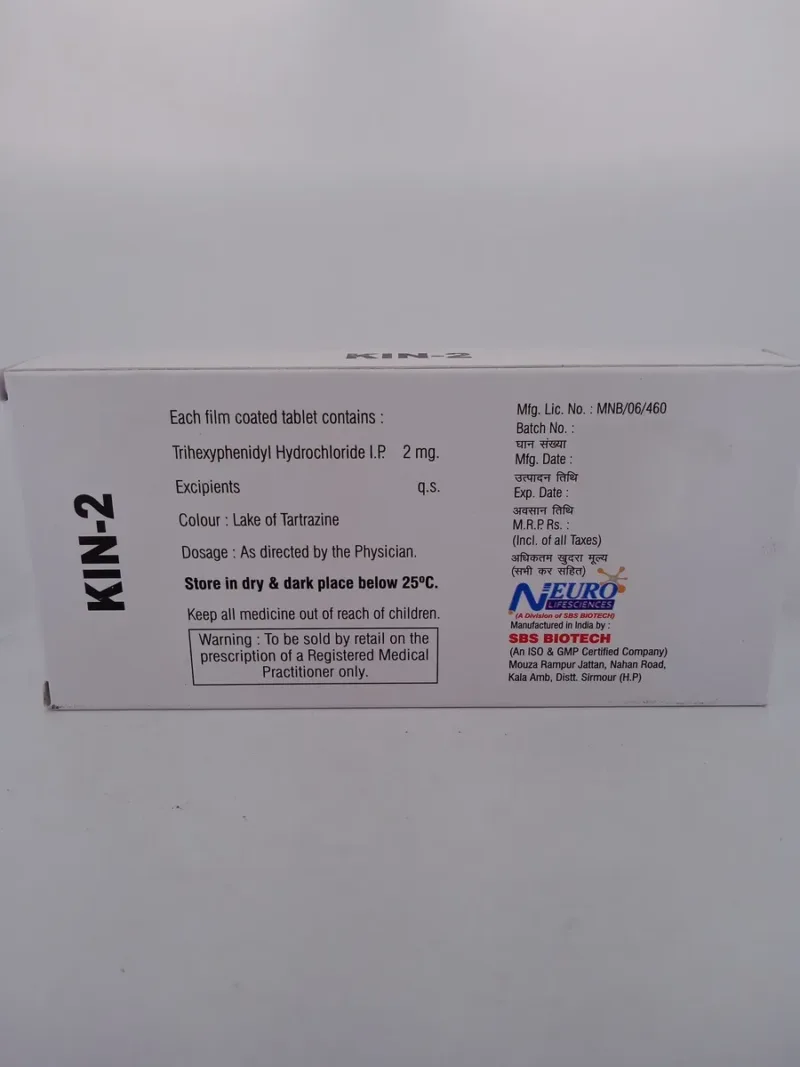Kin Pro Tablet KIN 2 MG - 10 TABLETS - Generic Pacific Pharmacy