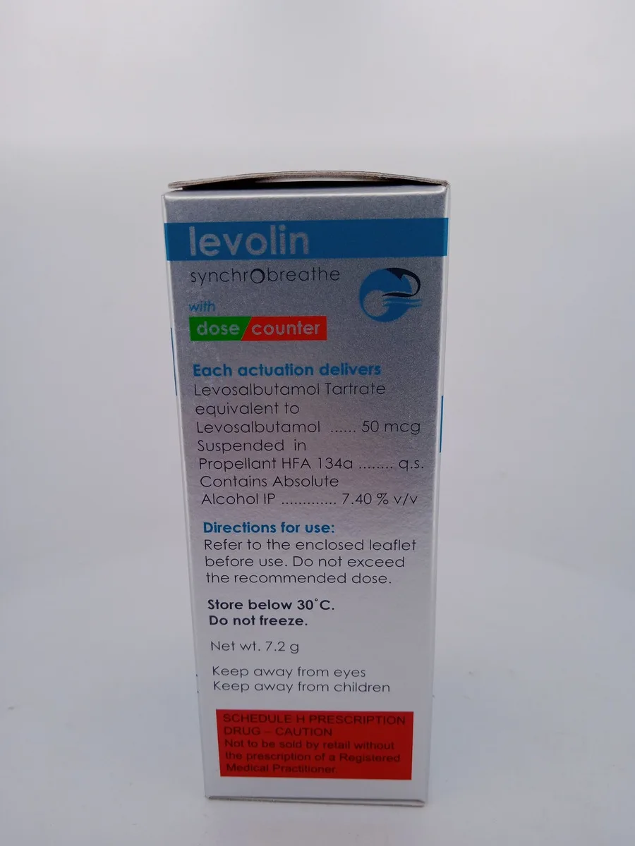 LEVOLIN SYNCHROBREATHE 50 MCG - 1 INHALER - Image 3