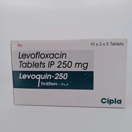 LEVOQUIN 250 MG - 5 TABLETS