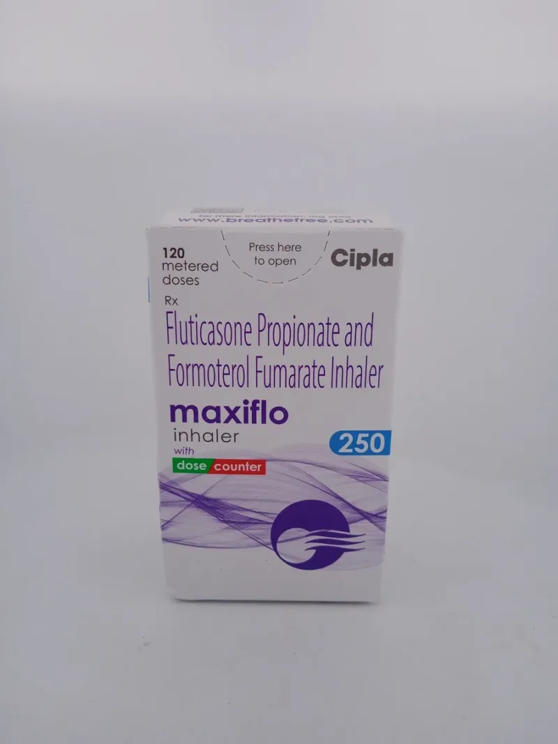 Max Air Inhaler Generic Maxiflo 250 Inhaler for Asthma & COPD Control