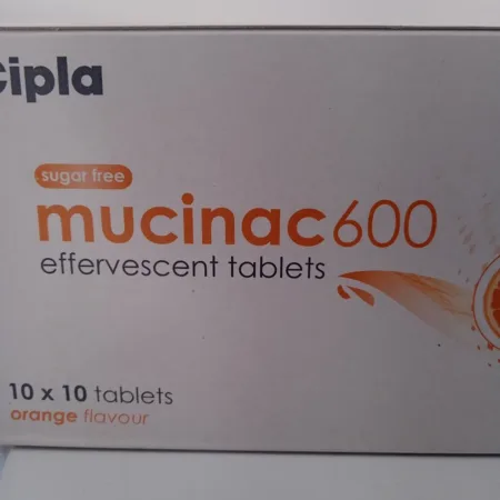 MUCINAC 600 MG - 10 TABLETS