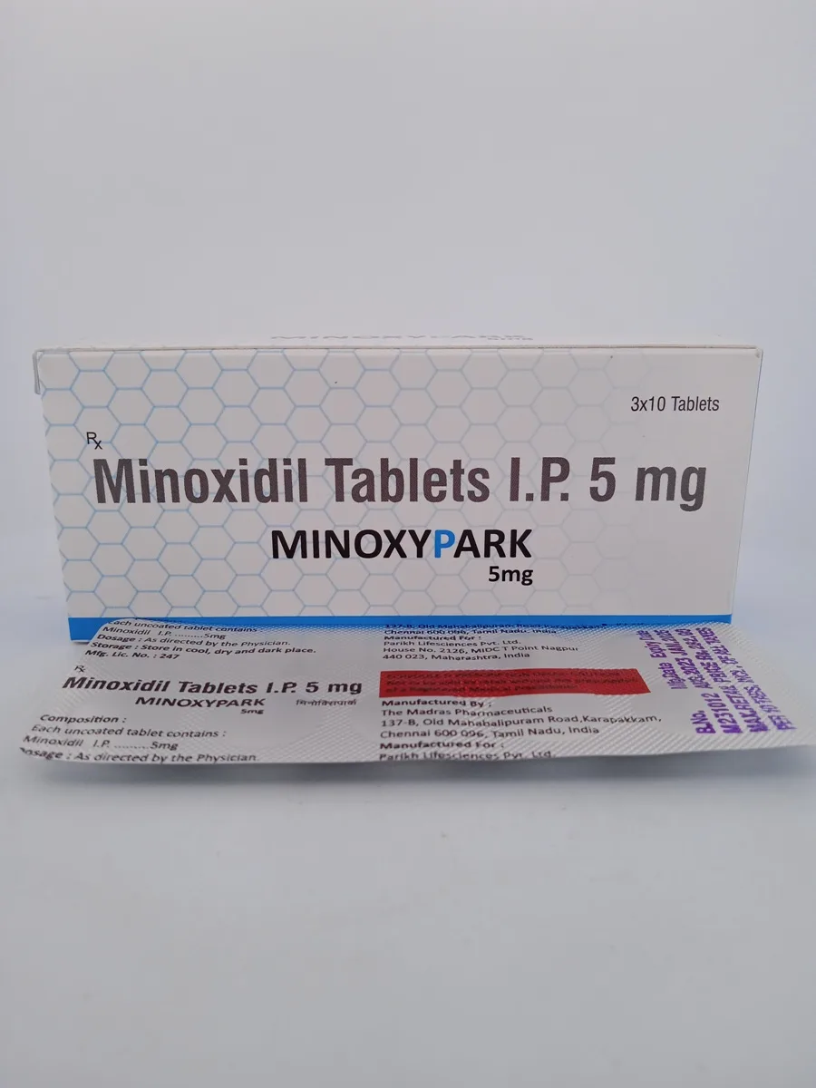 MINOXYPARK 5 MG - 10 TABLETS - Image 3