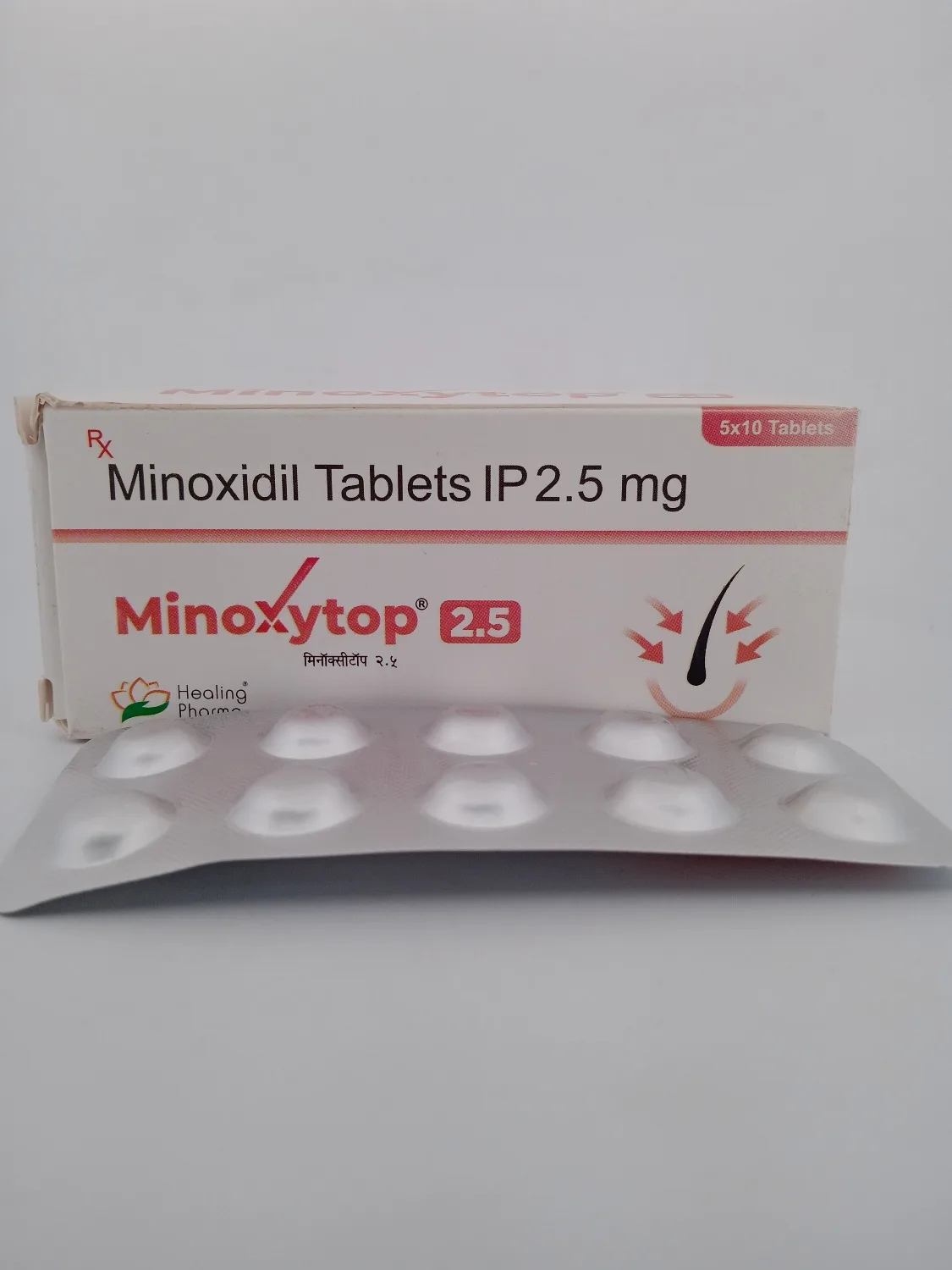 MINOXITOP 2.5 MG - 10 TABLETS - Image 2