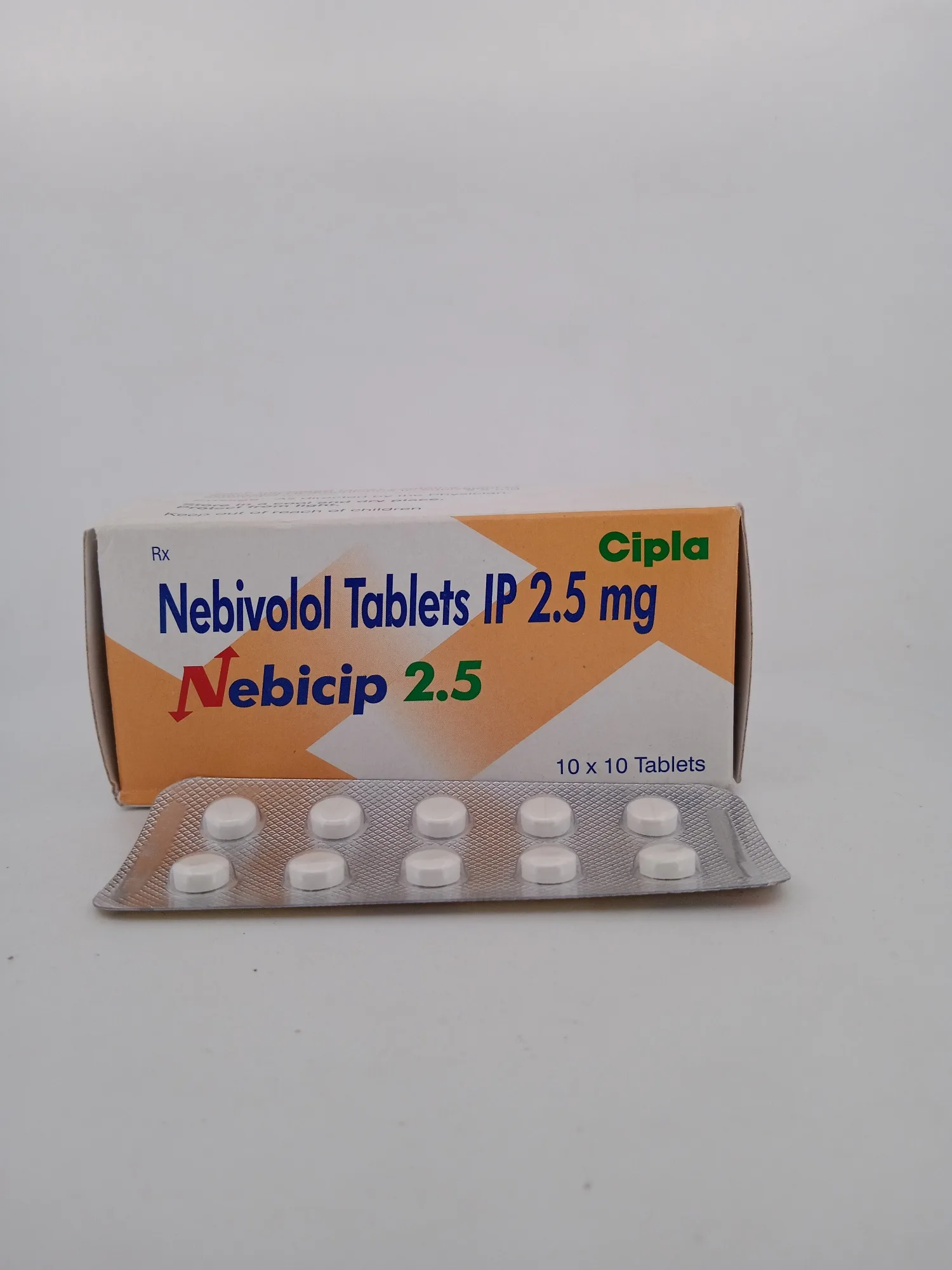 NEBICIP 2.5MG - 10 TABLETS - Image 2