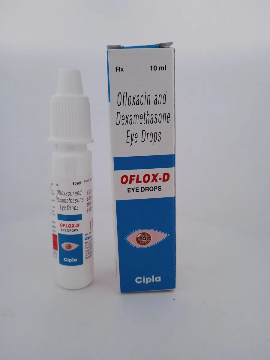 OFLOX-D EYE DROPS - 1 BOTTLE OF 10ML - Image 2