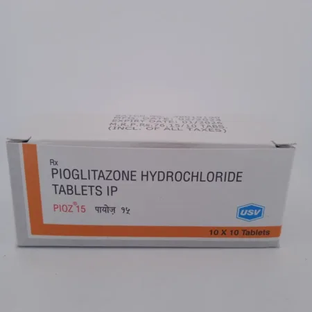 PIOZ 15 MG - 10 TABLETS