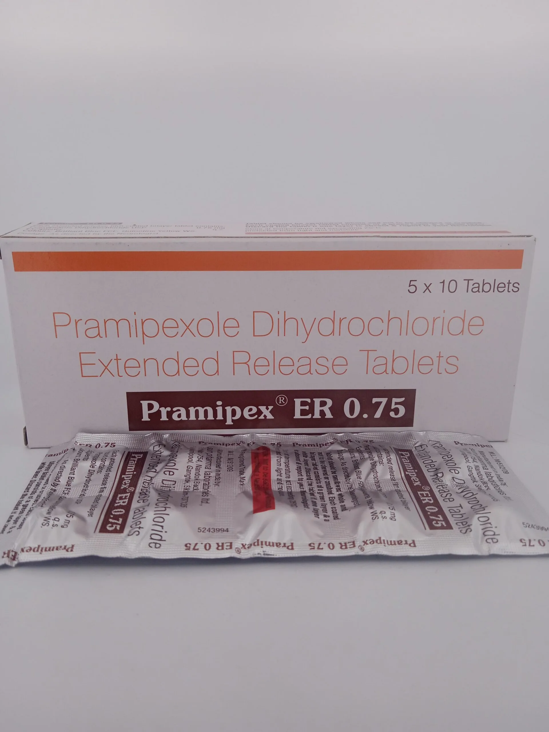 PRAMIPEX ER 0.75 MG – 10 TABLET - Image 2