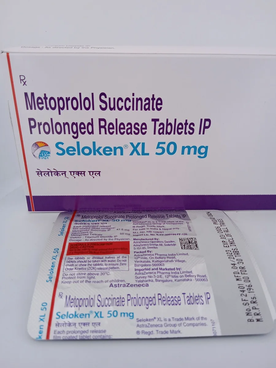 SELOKEN XL 50 MG - 30 TABLETS - Image 3