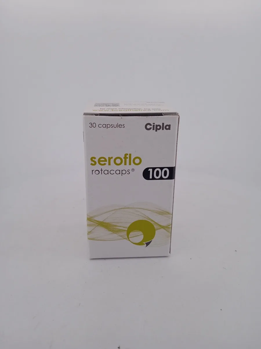 SEROFLO ROTACAPS 100 - 1 BOTTLE OF 30 CAPSULE