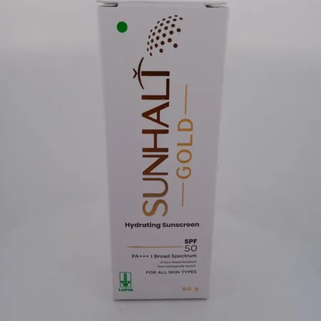 SUNHALT GOLD HYDRATING SUNSCREEN - 1 TUBE OF 60g