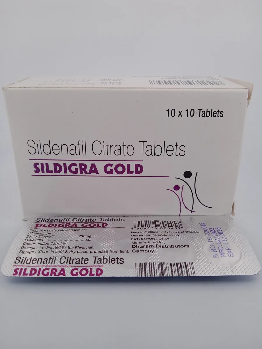 SILDIGRA GOLD 200 MG - 10 TABLETS - Image 3