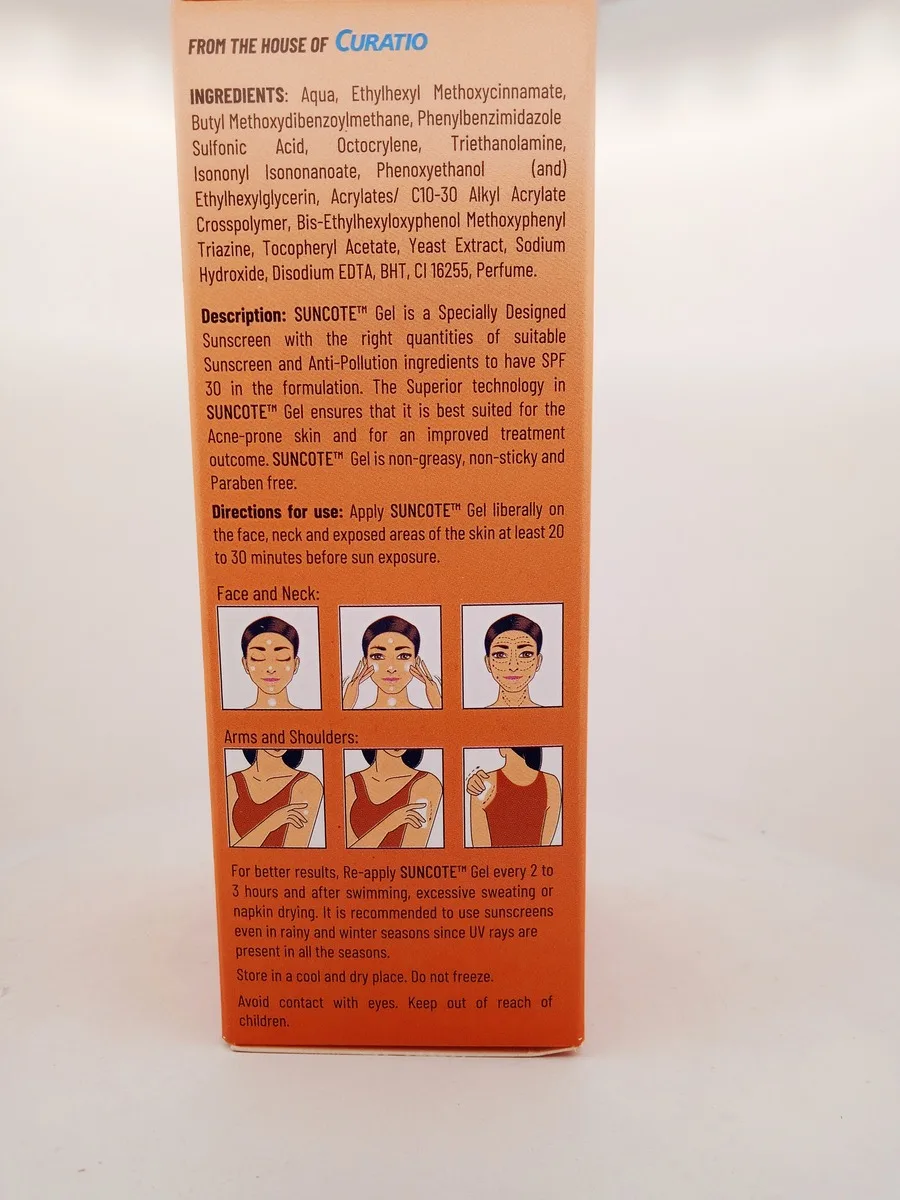 SUNCOTE GEL - 1 TUBE OF 100gm - Image 2