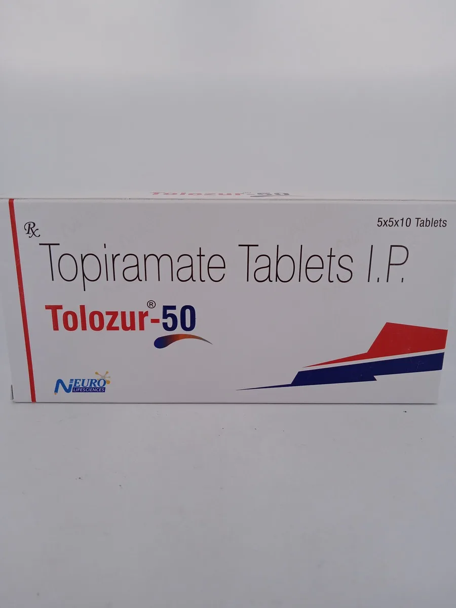 TOLOZUR 50 MG - 10 TABLETS