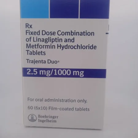 TRAJENTA DUO 2.5MG/1000MG - 10 TABLETS