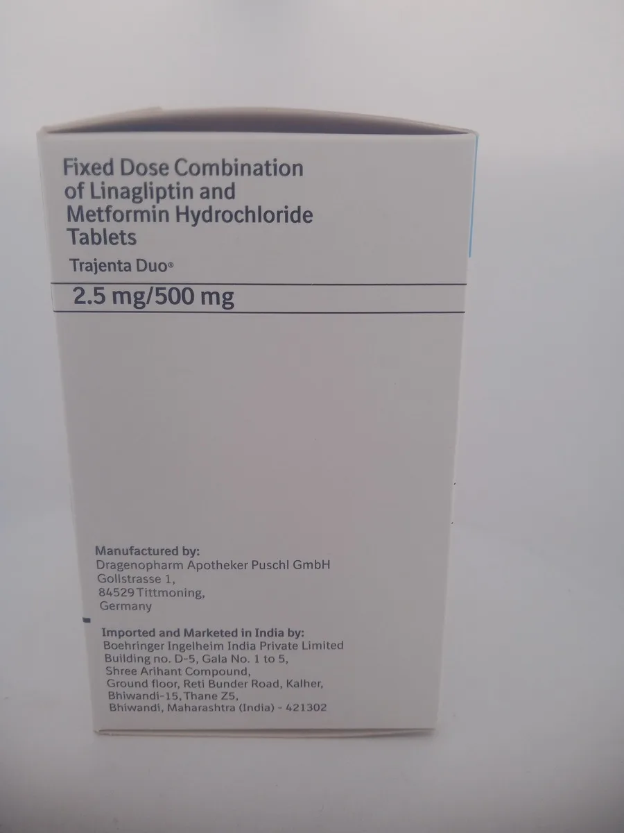 TRAJENTA DUO 2.5MG/500MG - 10 TABLETS - Image 3
