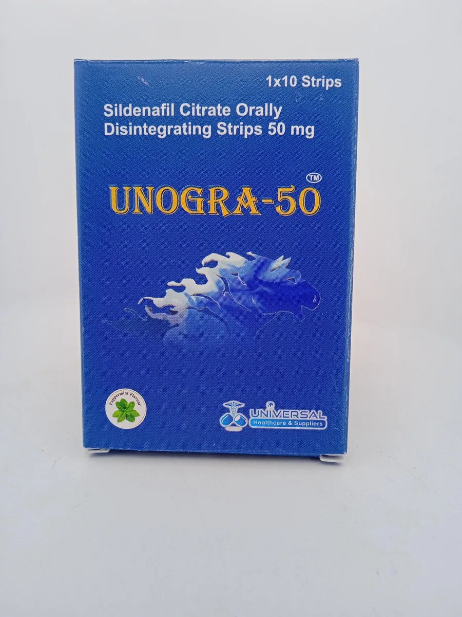 UNOGRA 50 MG - 10 STRIPS
